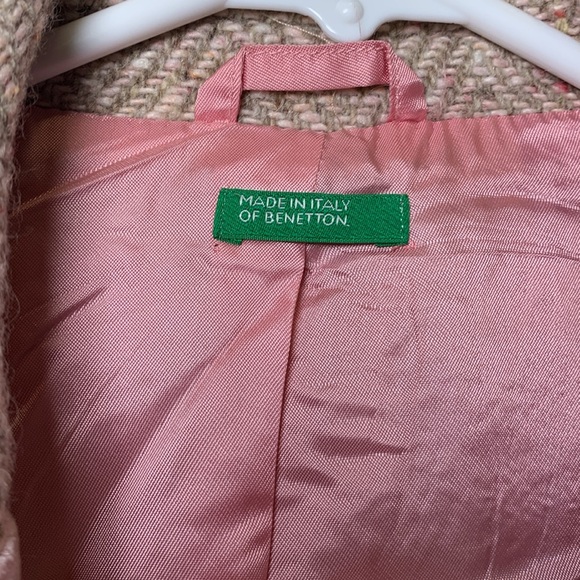 Made in Italy of Benetton Wool Blazer - Picture 3 of 6